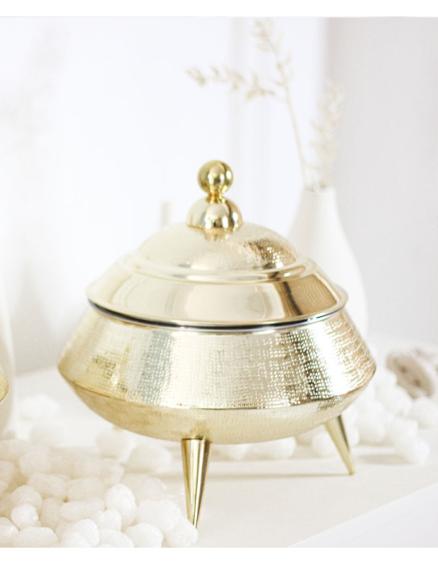 Gold Hotpot with cover - Small