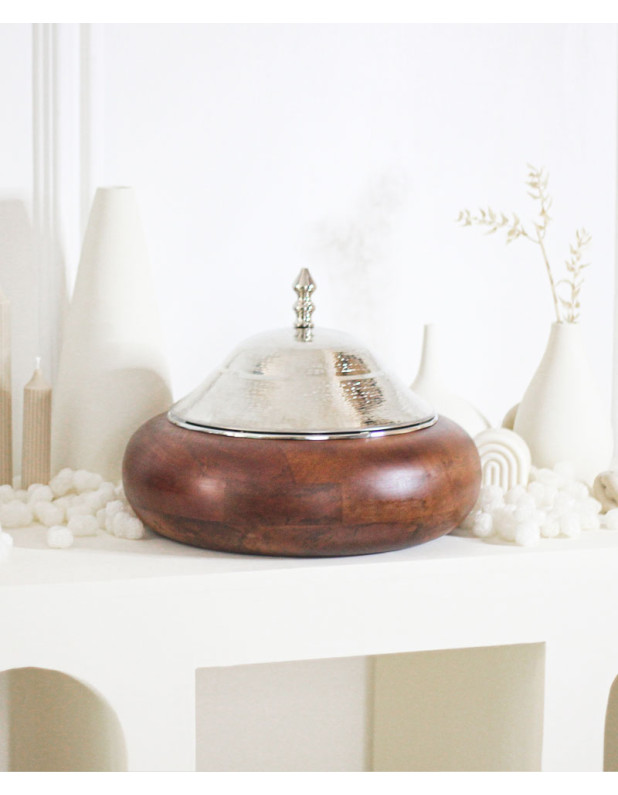 Wood Hotpot with cover - Small